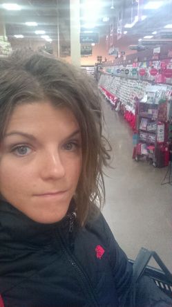 Tired grocery store shopping ;)