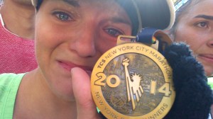 This is the last frame of the video I took after the finish line. Tears, sweat, salt, pain, emotion, accomplishment, revelation. Life.