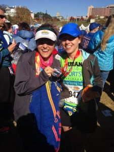 My wonderful client made her goal - successfully completing her first 26.2, AND she qualified for the Boston Marathon! SO happy for her!